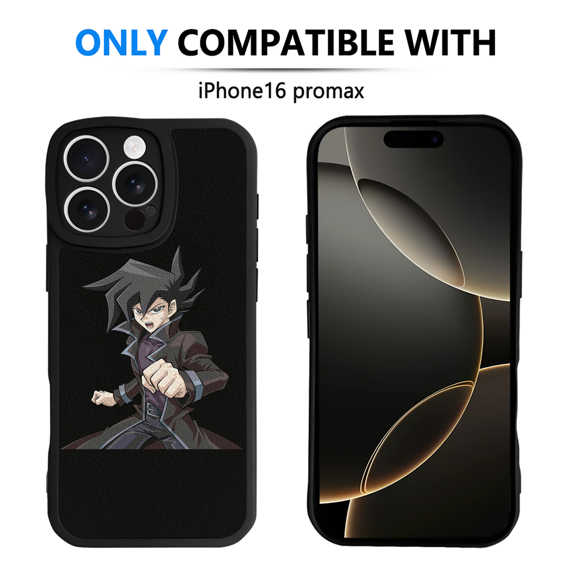 遊☆戯☆王 Yu-Gi-Oh! 【iPhone 16シリーズ対応】シリコンスマホケース（レザー調） 材質：シリコン